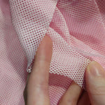tissu polyester respirant maille fine moderne vert clair vert foncé rose clair blanc jaune