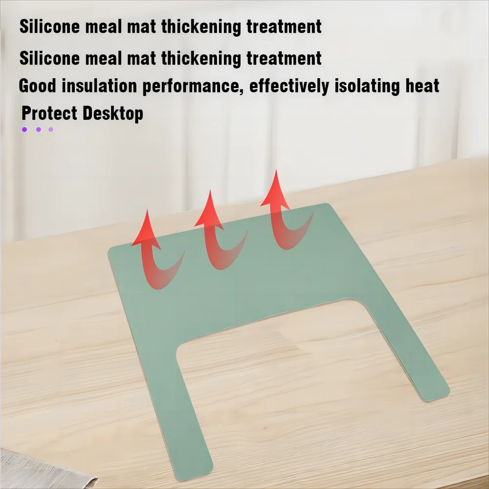 tapis repas silicone moderne adhésif plat respectueux environnement multicolore enfants