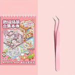 sticker animaux mignons scènes miniatures dessin animé spirale livre stickers enfants variés