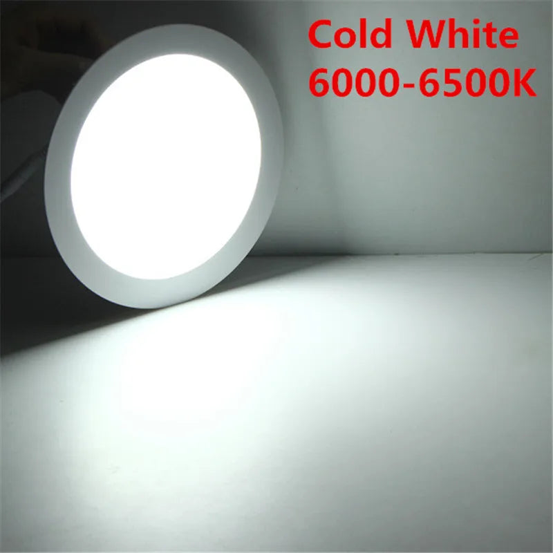 Spot LED moderne 12W 24W 5W blanc 3000K 4000K 6000K clips opacité plastique