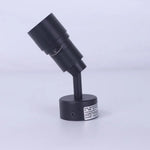 projecteur led noir moderne réglable 60 degrés 7w zoomable surface touch switch aluminium