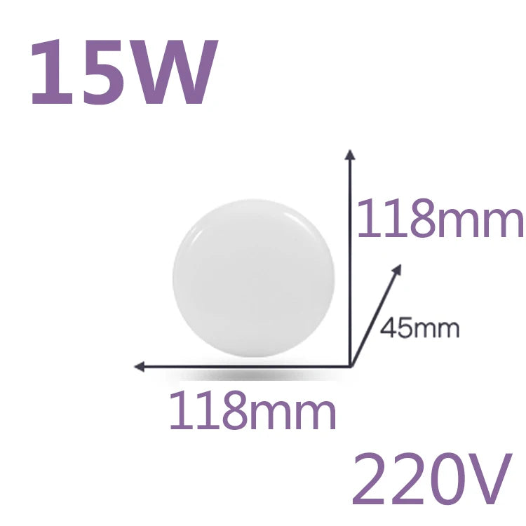 plafonnier led moderne plaque lumineuse blanche minimaliste salon maison éclairage intérieur plat