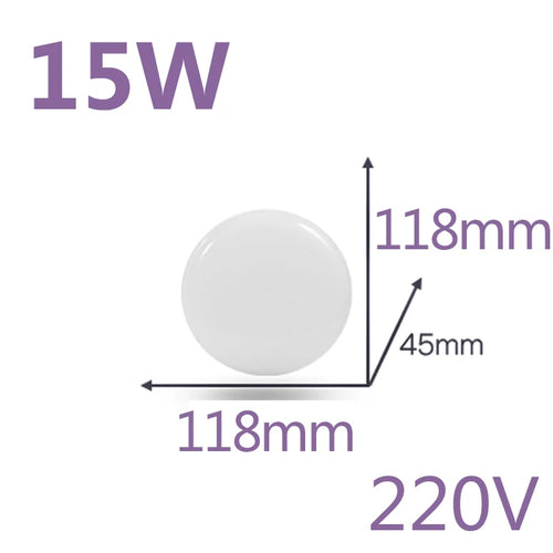 plafonnier led moderne plaque lumineuse blanche minimaliste salon maison éclairage intérieur plat