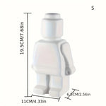 Vases céramique Lego vert blanc noir décoration intérieure moderne figurines ludiques