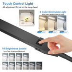 lampe led noir moderne 360 clip tactile 12v 12w adaptateurs us eu