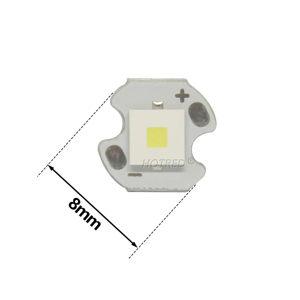 LED haute puissance 10W blanc froid 6500K 8mm 10mm 12mm 14mm 16mm 20mm moderne