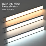 veilleuse led sans fil rechargeable détecteur mouvement sous meuble blanc moderne 10cm 20cm 30cm