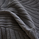 housse fauteuil moderne imprimé feuilles couleur gris orange vert élasthanne polyester amovible lavable