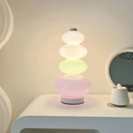 lampe sol moderne multicolore translucence intérieur éclairage décoration chambre enfants led
