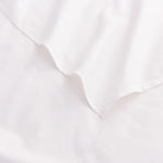 drap plat blanc minimaliste moderne 120x230 150x230 180x230 220x230 250x230 deux taies d'oreiller