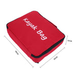 sac rangement kayak rouge uni pratique clips poignée fermeture compartiments étanche durableextérieur