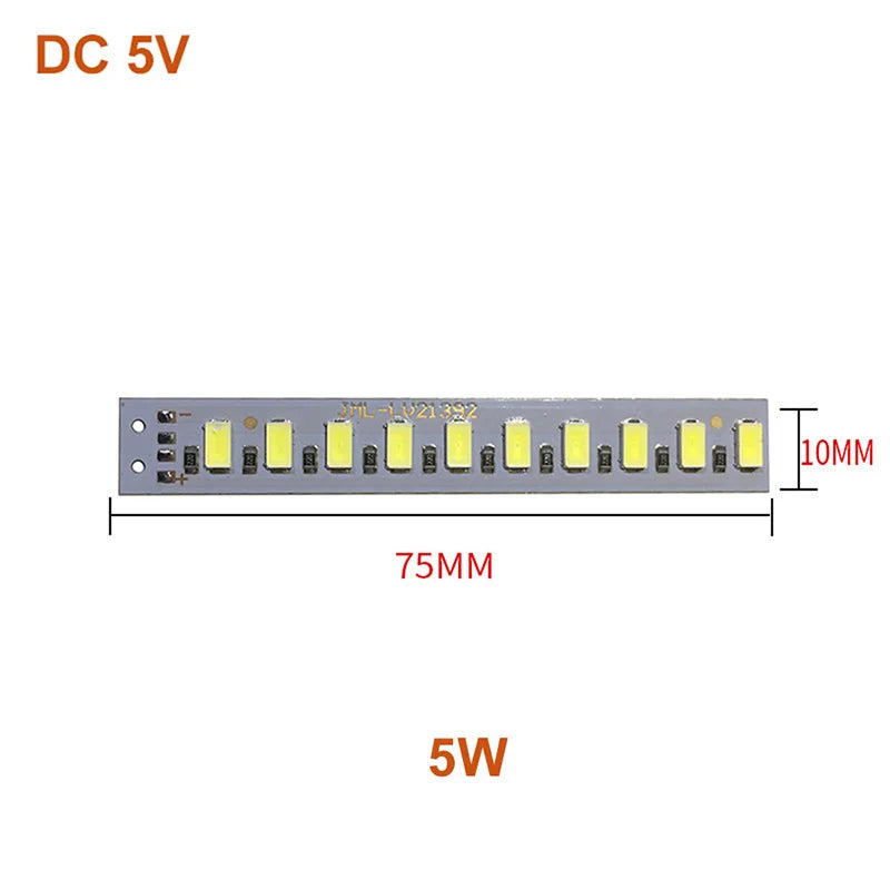 bande led 5v blanc blanc chaud diodes modernes 12w 5w 4w sans filaire 20cm