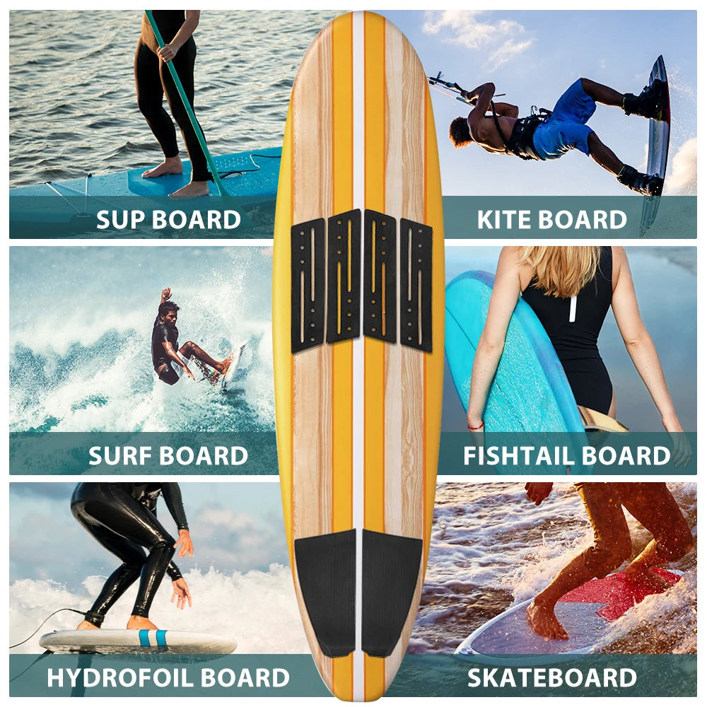 tapis pont surf antidérapant eva noir texture bois moderne adhésif padssurf skimboard longboard