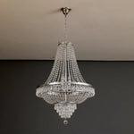 lustre led cristal argenté doré élégant transparentes facile certification ccc cqc echangelight