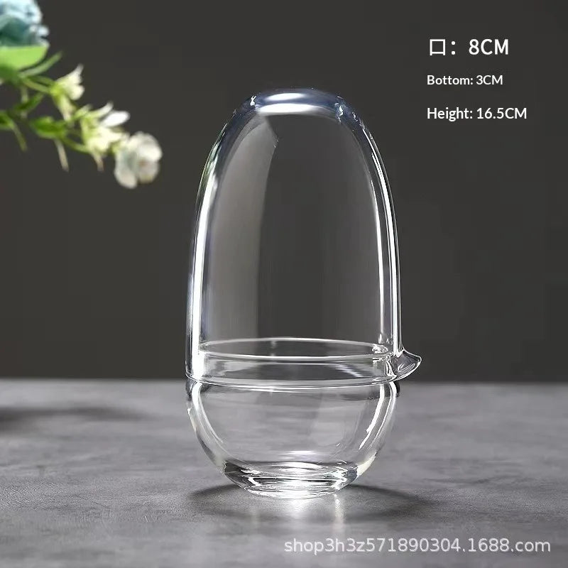 terrarium verre transparent plantes artificielles décoration miniature intérieur moderne décoratif