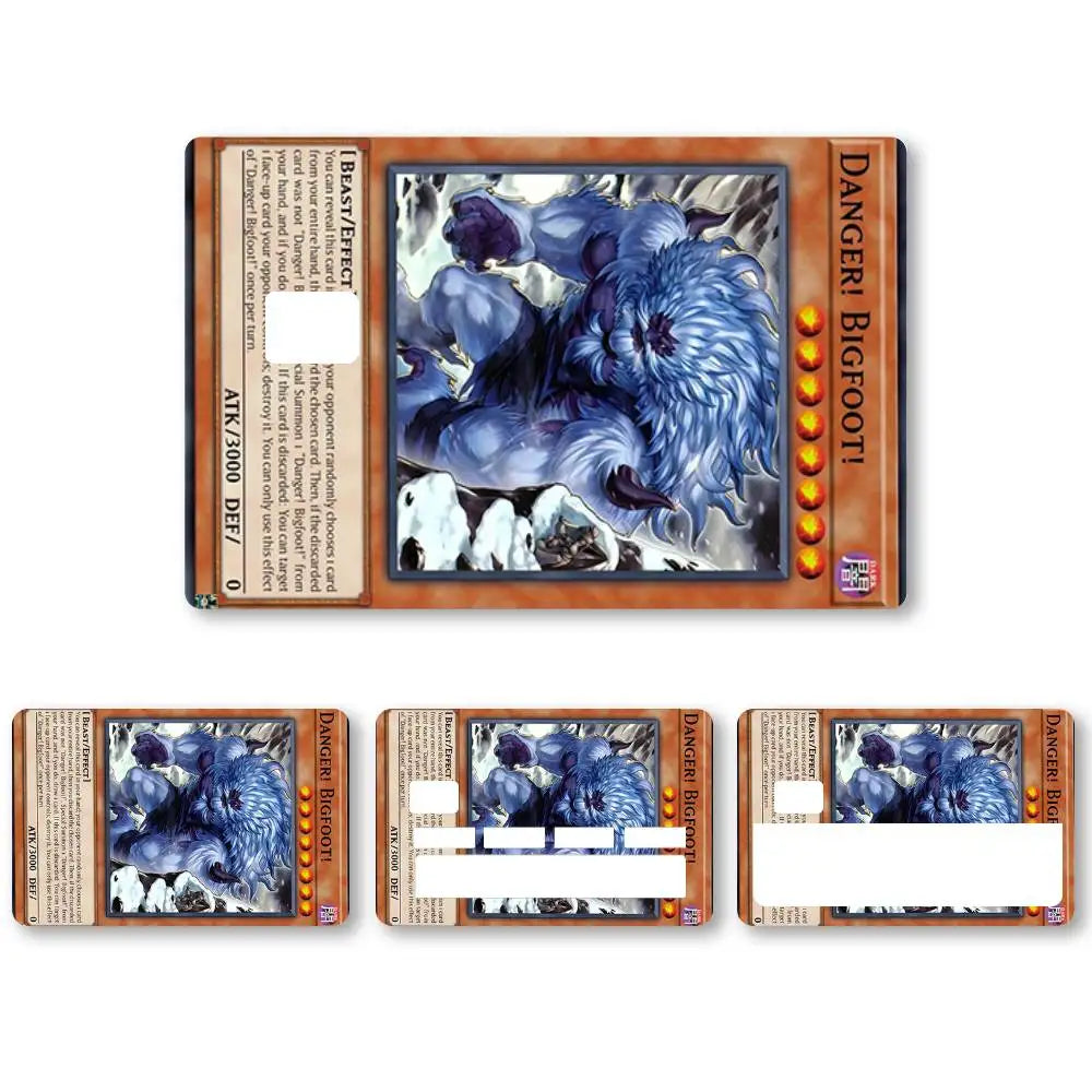 autocollants carte crédit yu gi oh violet multicolore illustrations brillantes adhésifs cartes jeu dimension