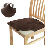 coussin chaise velours moderne beige gris élégants protection salon cuisine
