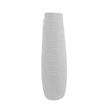 vases modernes plastique rayures diagonales blanc noir rouge vert gris
