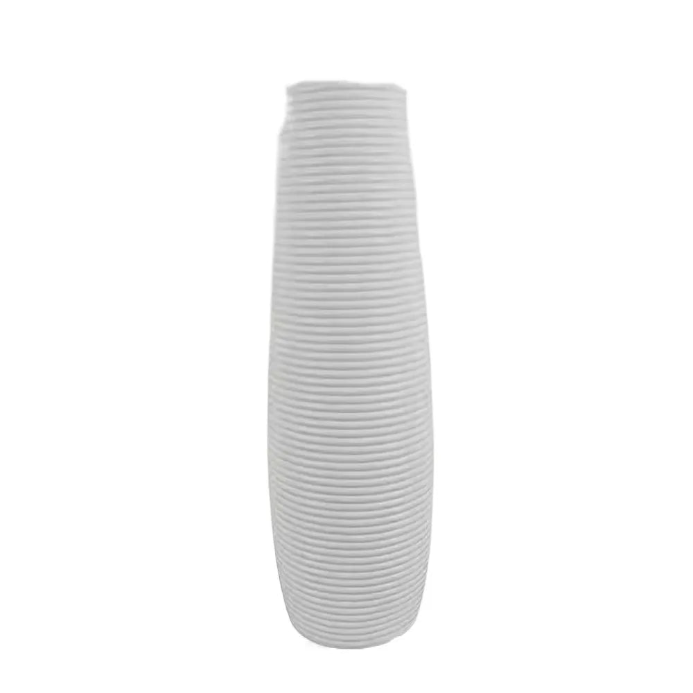 vases modernes plastique rayures diagonales blanc noir rouge vert gris