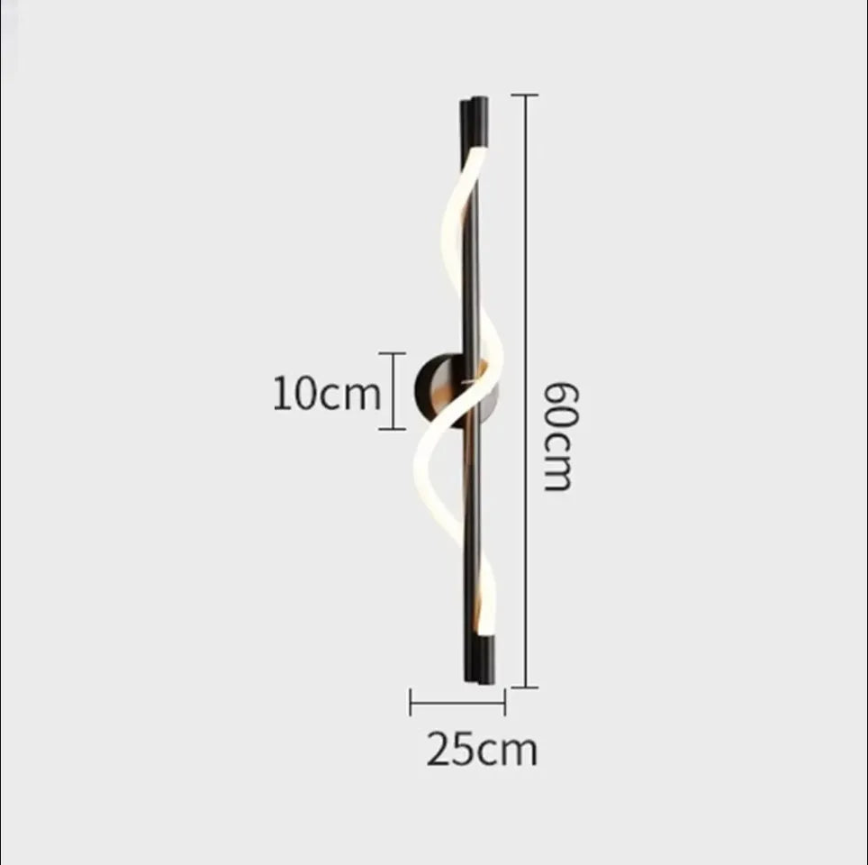 lampe suspension spirale moderne noir blanc doré élégante intérieur salon chambrehôtel