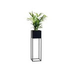Étagère murale métal support plantes couleur blanc minimaliste