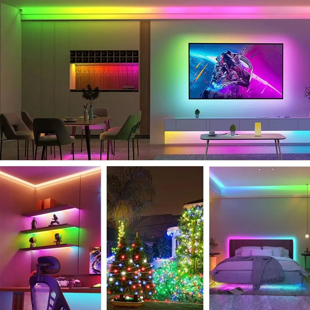 contrôleur led wifi bluetooth musique chargeur puissance 524v ws2812 ws2811 pixels blanc moderne