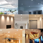 spot led encastrable rond blanc moderne éclairage intérieur intérieur lumière led haute puissance