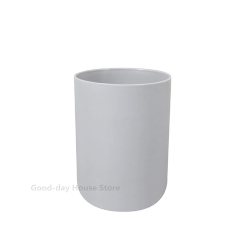 ensemble accessoires salle bain bambou distributeur savon porte brosse dents plateau tasse moderne
