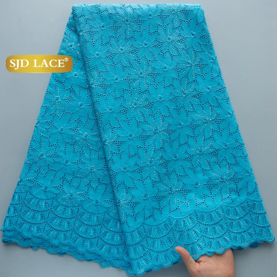 dentelle brodée fleurs points coton polyester occasionnelle soirée mariage bleu marine rose violet turquoise