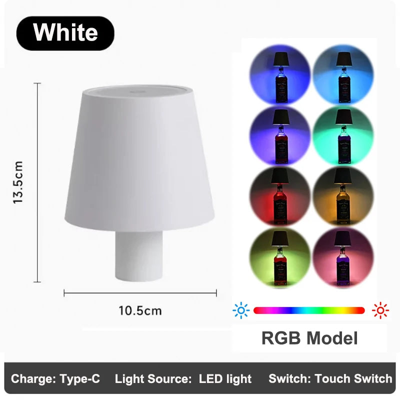 lampe table rechargeable led noir moderne base plate abatjour cable charge