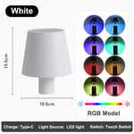 lampe table rechargeable led noir moderne base plate abatjour cable charge
