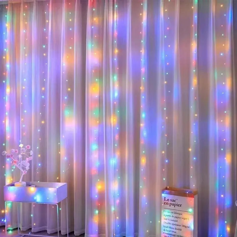 guirlande lumineuse diy blanc chaud multicolore moderne éclairage chambre décoration auto alimentée télécommande usb