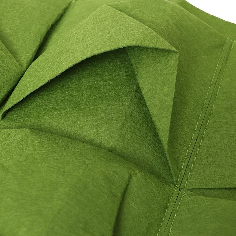 sac plantes muraux 18 poches feutre non tissé vert pratique moderne anneaux métalliquesextérieur