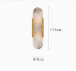 appliques murales modernes or blanc texturées éclairage dimmable trois couleurs contemporain