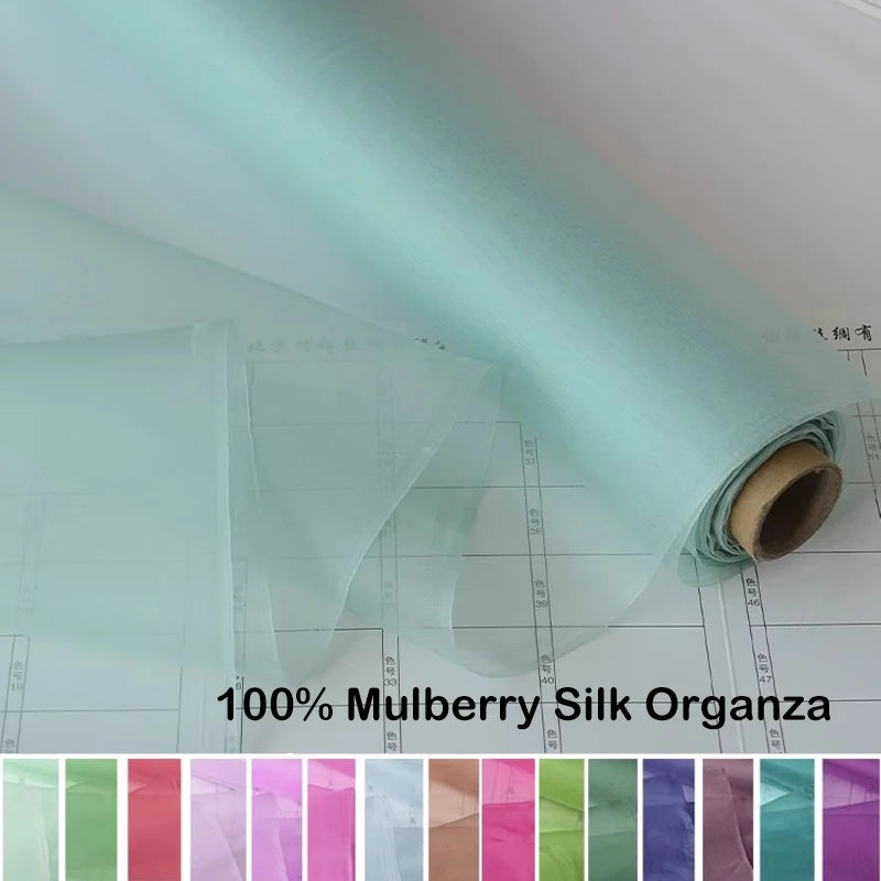 tissu organza soie rose clair marron clair bleu clair noir violet clair moderne élégant