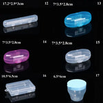 boîte rangement plastique transparente poignées bijoux petits objets divers accessoires