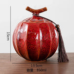 pots thé céramique rouge bleu marbré artisanal poignée branche petite grande