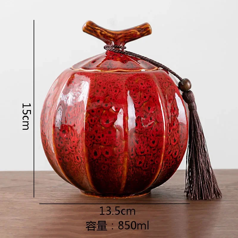 pots thé céramique rouge bleu marbré artisanal poignée branche petite grande