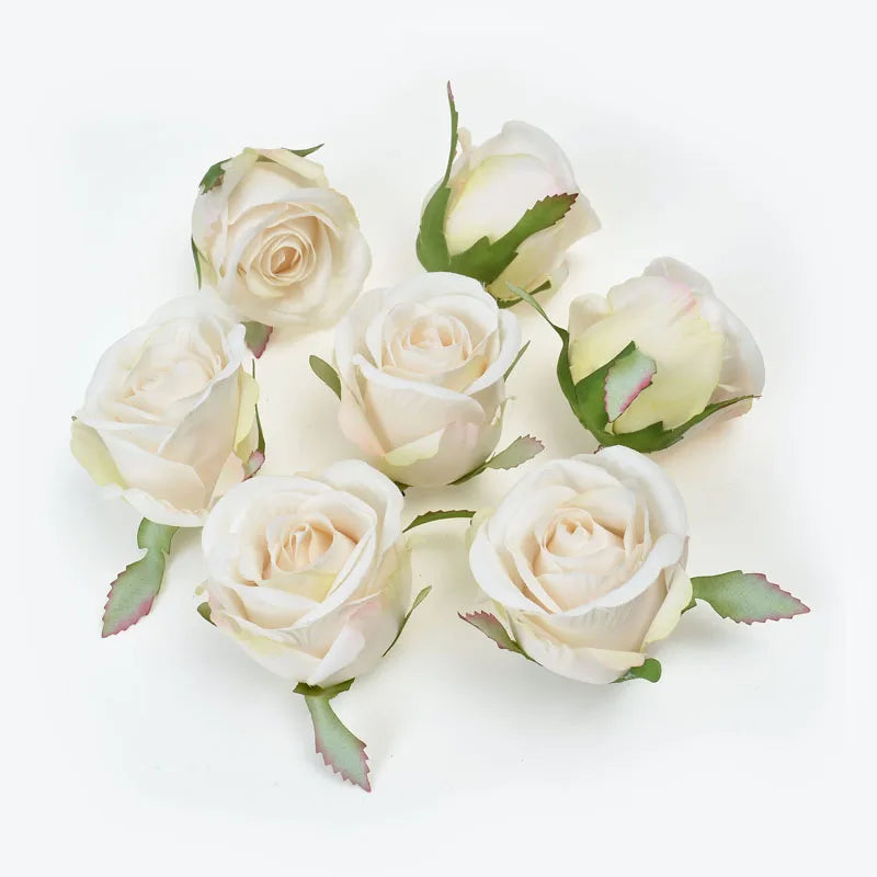 décoration intérieure bouquet roses artificielles classique vert feuilles anniversaire mariage chambre festive