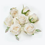 décoration intérieure bouquet roses artificielles classique vert feuilles anniversaire mariage chambre festive