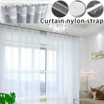 rideau poche transparent plis tissu maille texture gaufrée moderne maison