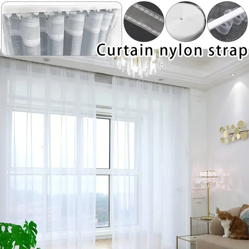 rideau poche transparent plis tissu maille texture gaufrée moderne maison