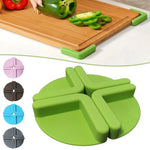 pads antidérapants silicone couleurs variées protection planche découpe cuisine sécurité chef professionnel modernité utilitaire