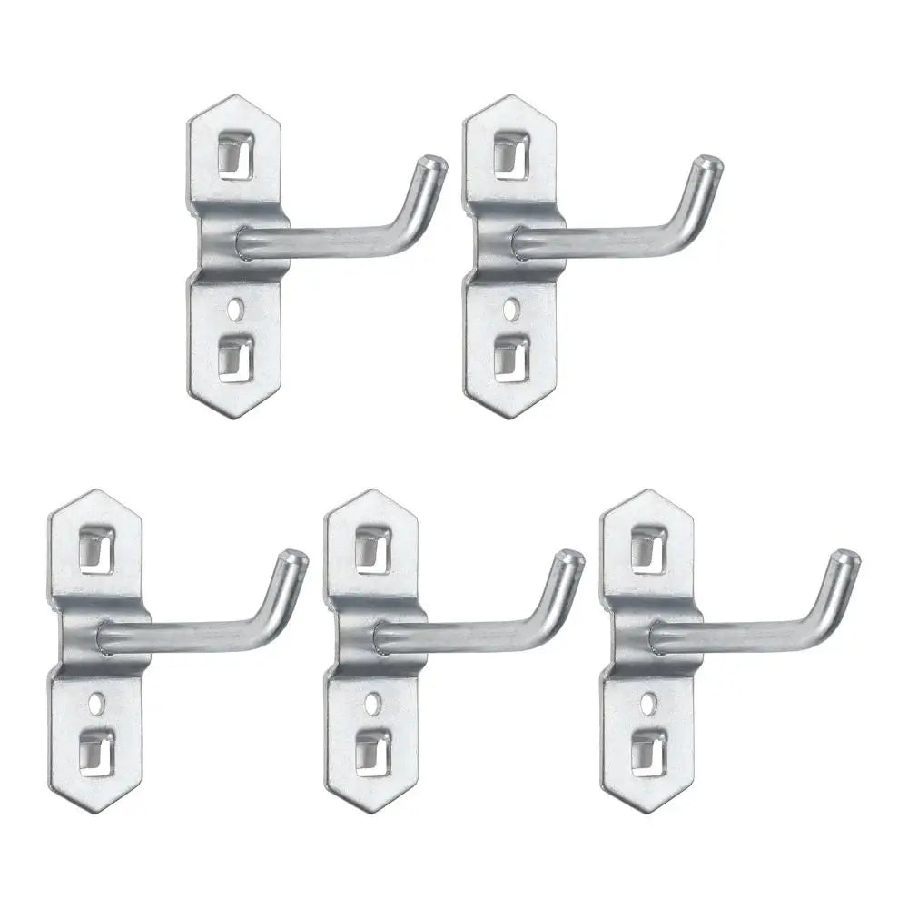 crochet mural argenté moderne utilisation multiple rangement garage quincailleries transparent lisse