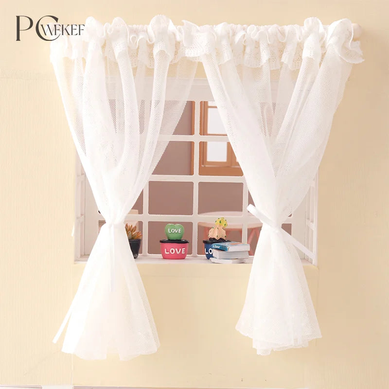 rideau blanc dentelle transparent classique chambre salon decoration français ul 3c