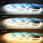 ruban led blanc bleu controle wifi alexa google brillant moderne adhésif 3m 5m 10m
