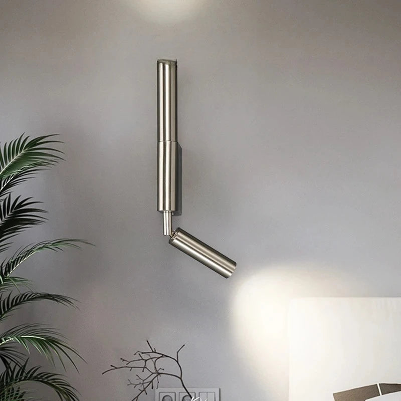 applique murale moderne lampe led rechargeable noir argent or réglable chambre cuisine salle manger