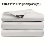 voile d'ombrage blanc imperméable anti uv résistante camping jardin patio