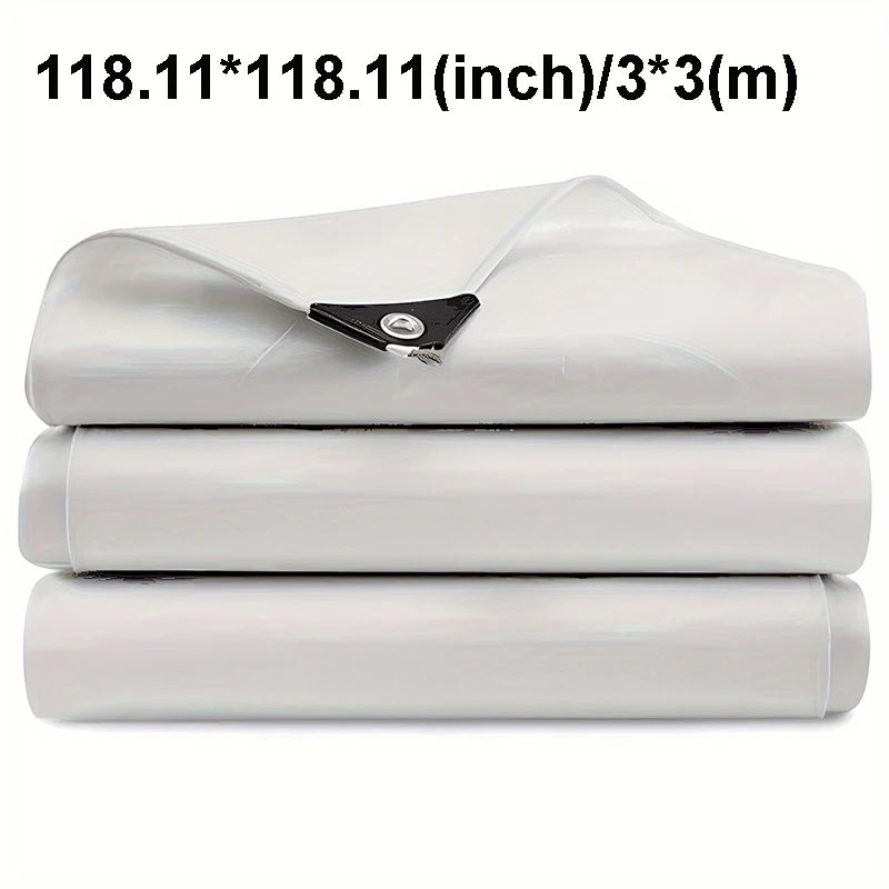 voile d'ombrage blanc imperméable anti uv résistante camping jardin patio