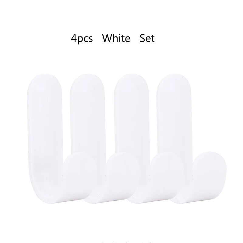 porte clés adhésifs modernes blanc jaune rose bleu vert minimalistes pièces organisateur mural écologique